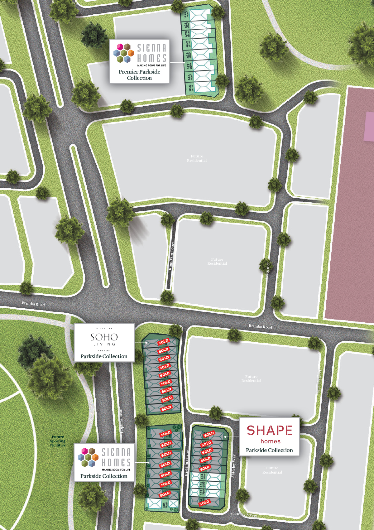 Deanside Village Townhomes Map