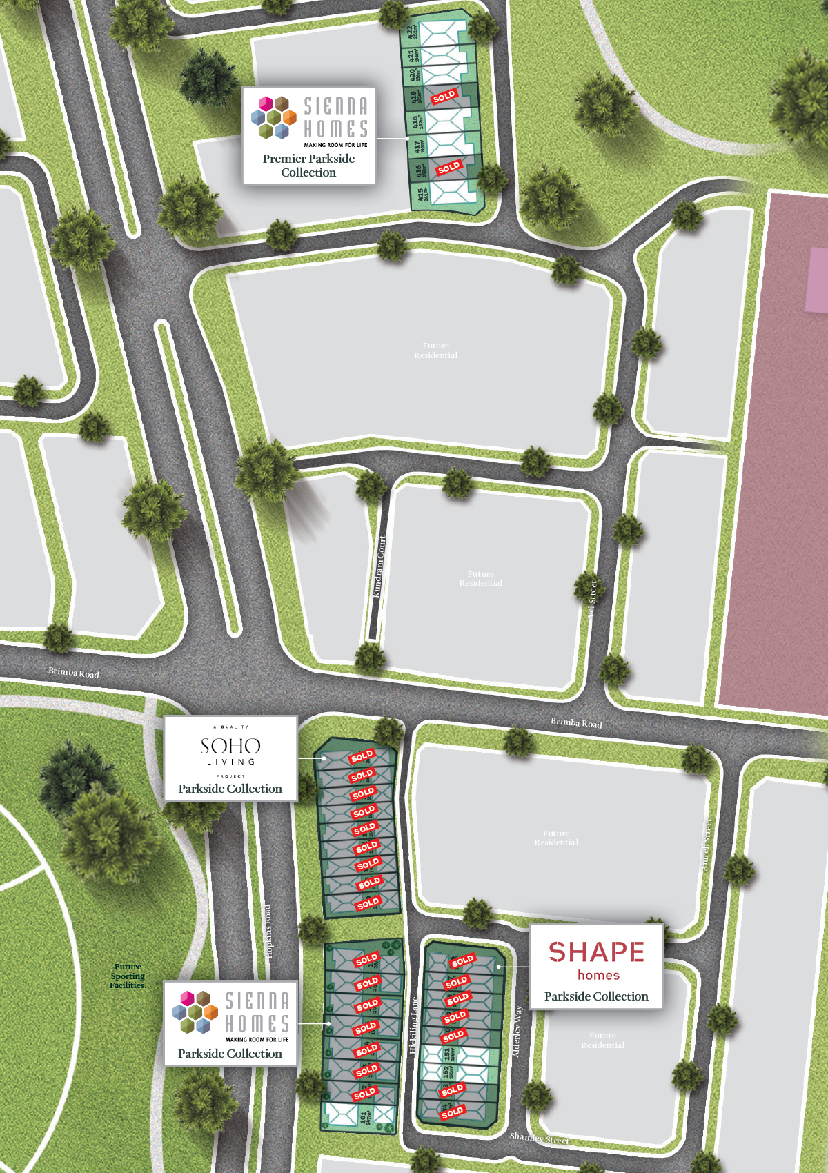 Deanside Village Townhomes Map