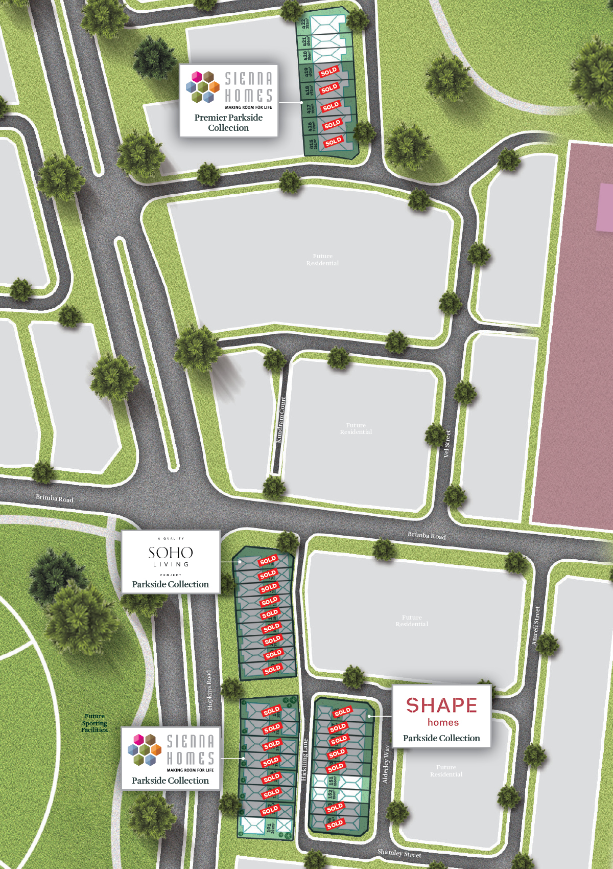 Deanside Village Townhomes Map