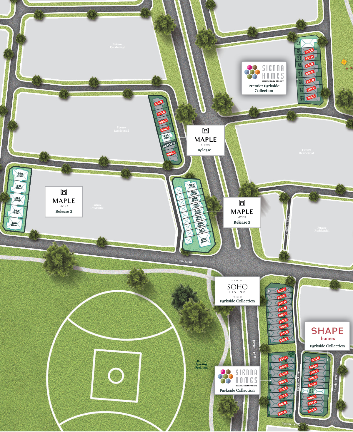 Deanside Village Townhomes Map