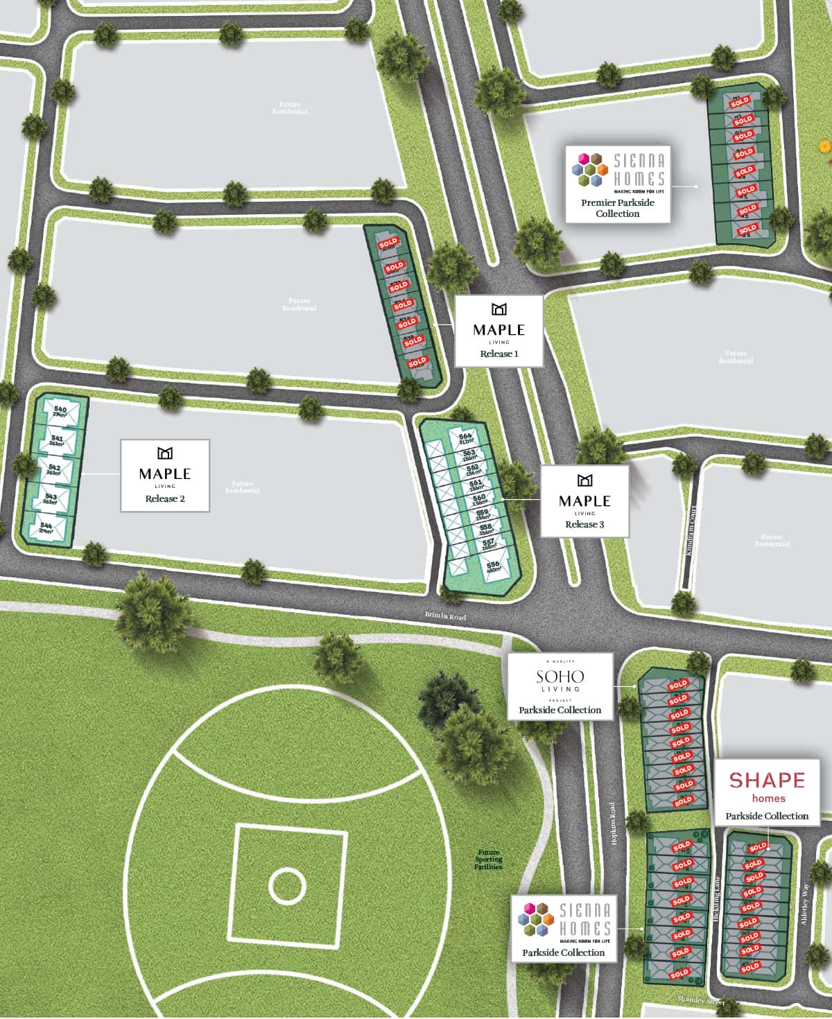 Deanside Village Townhomes Map