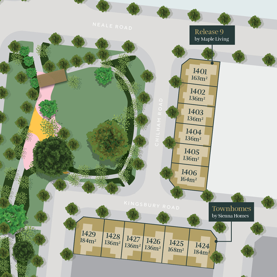 Deanside Village Townhomes Map